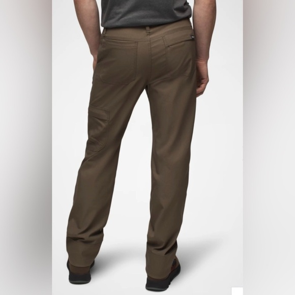 NWT Men’s Prana Stretch Zion E-Waist Pant II Size 32 x30 Mud Brown - Picture 2 of 8